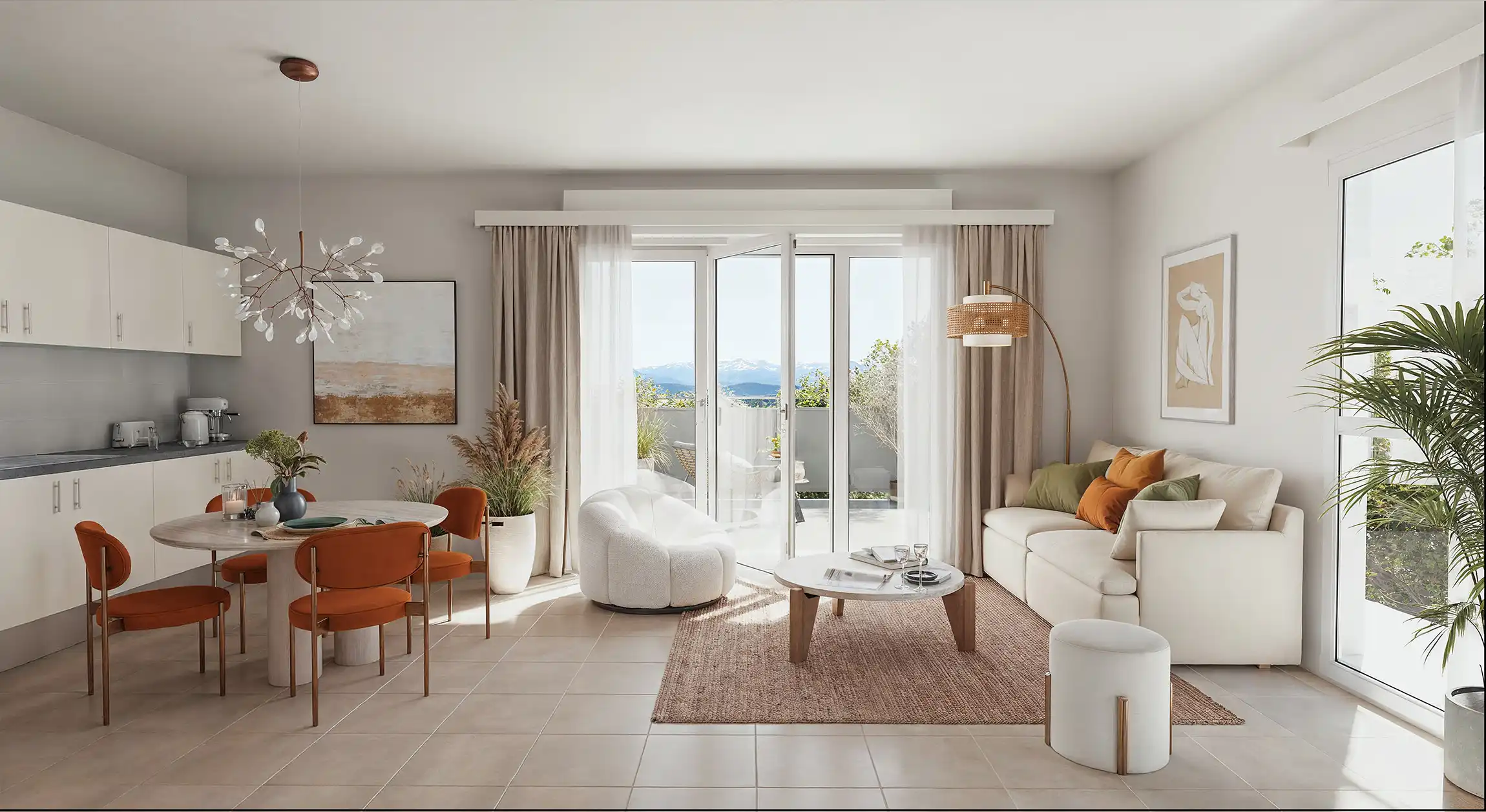 Vue intérieure d'un logement
